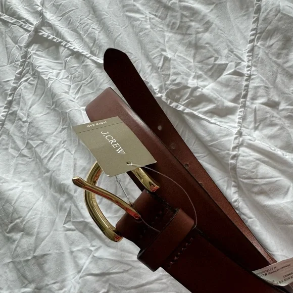 NWT J.Crew Classic belt in Italian leather - best seller - Picture 3 of 9